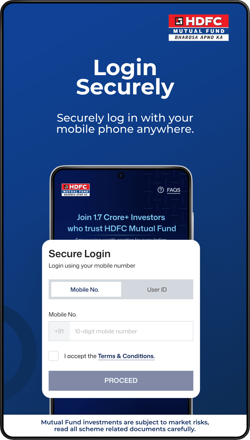 Login with mobile step