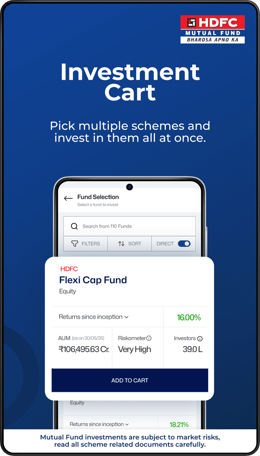Select fund to invest step