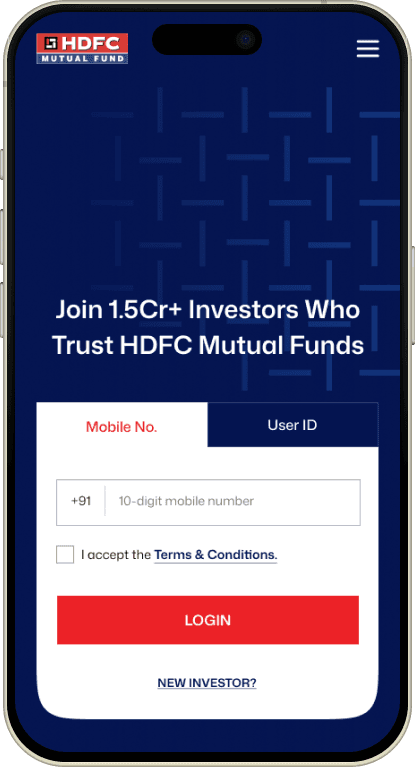 Login with mobile step