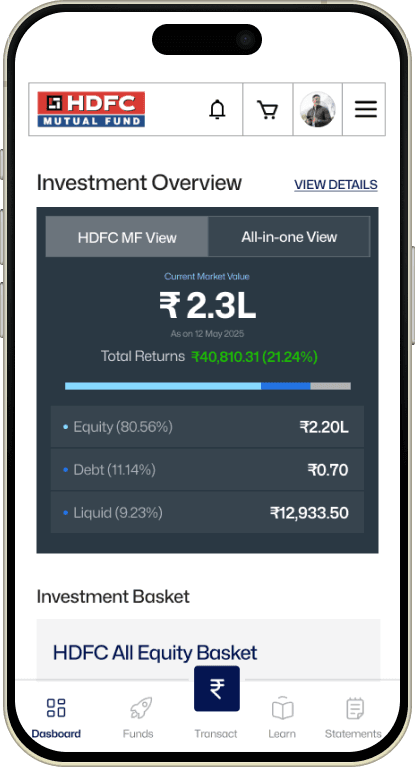 Manage your investments with ease step